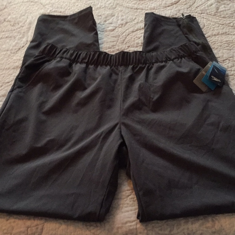 Speedo warm up pants.